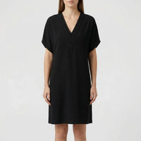V-Neck Split-Sleeve Midi Dress - Diane