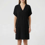 V-Neck Split-Sleeve Midi Dress - Diane