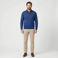 V Ausschnitt Pullover Mit Kragen - Ian