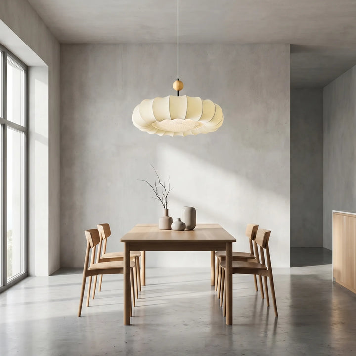 Veil-Inspired Fabric Pendant Light -  Veiluxe