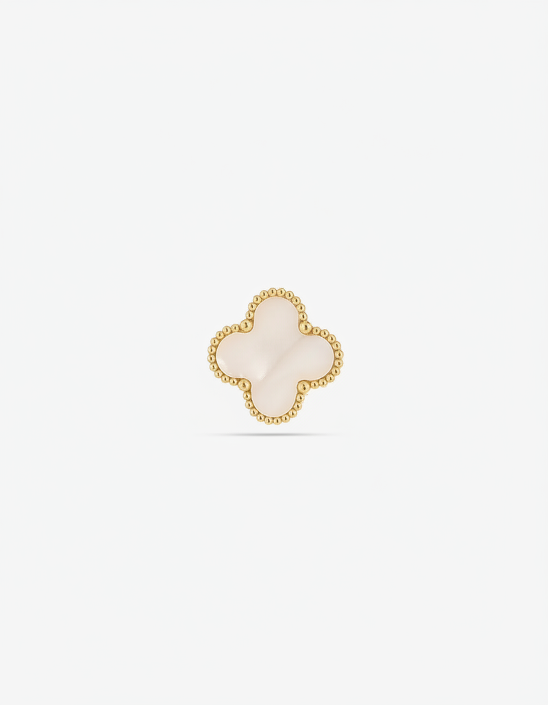 Vergoldete Perlenohrstecker - CloverJewelry 