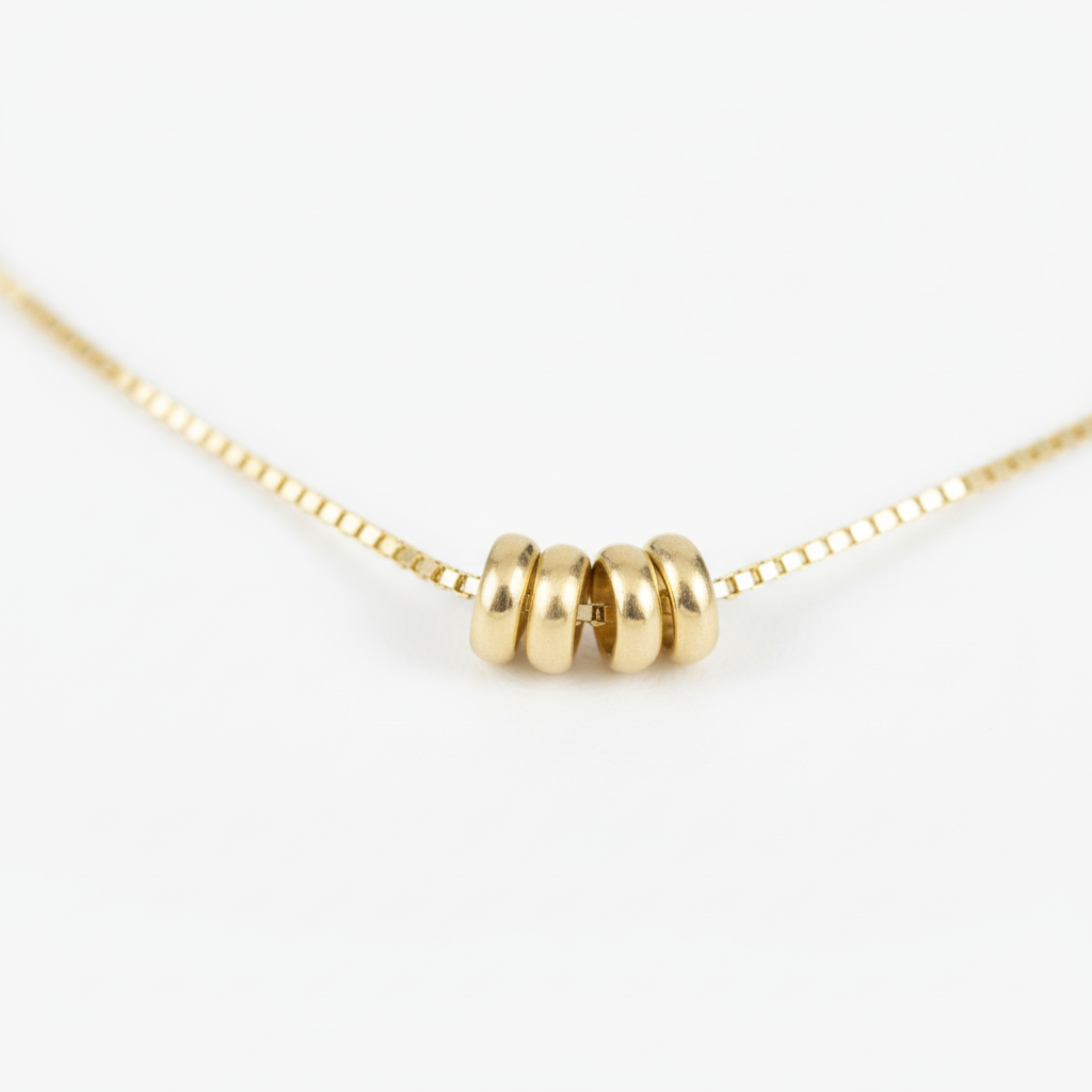 Vergoldete Silberkette - CharmNecklace 
