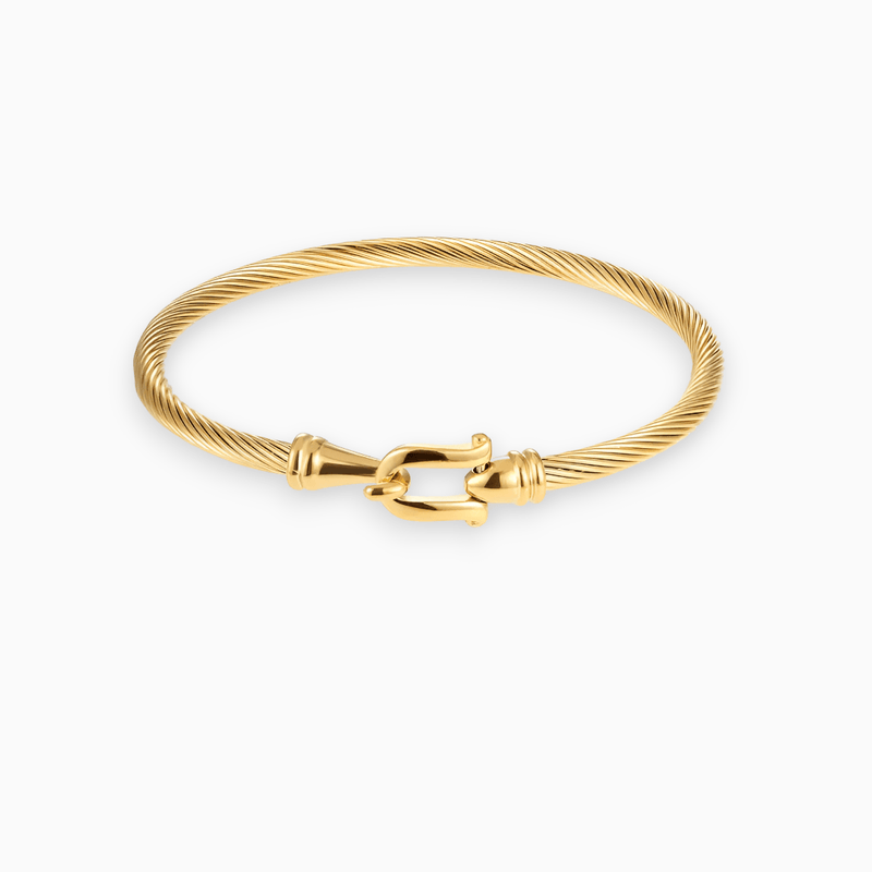 Vergoldetes Edelstahlarmband - VintageLink 