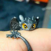 Verstellbarer Paar Ring - DragonHeart 