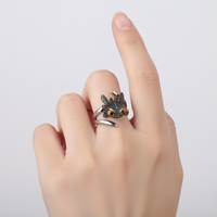 Verstellbarer Paar Ring - DragonHeart 