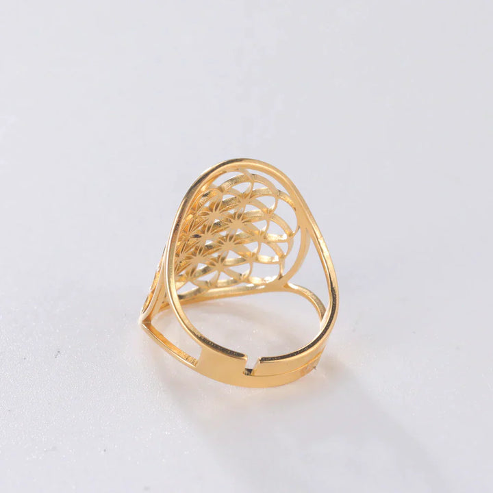 Verstellbarer Ring - FlowerSymbol 