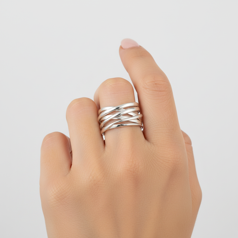 Verstellbarer Silberschmuck - BranchGlow 