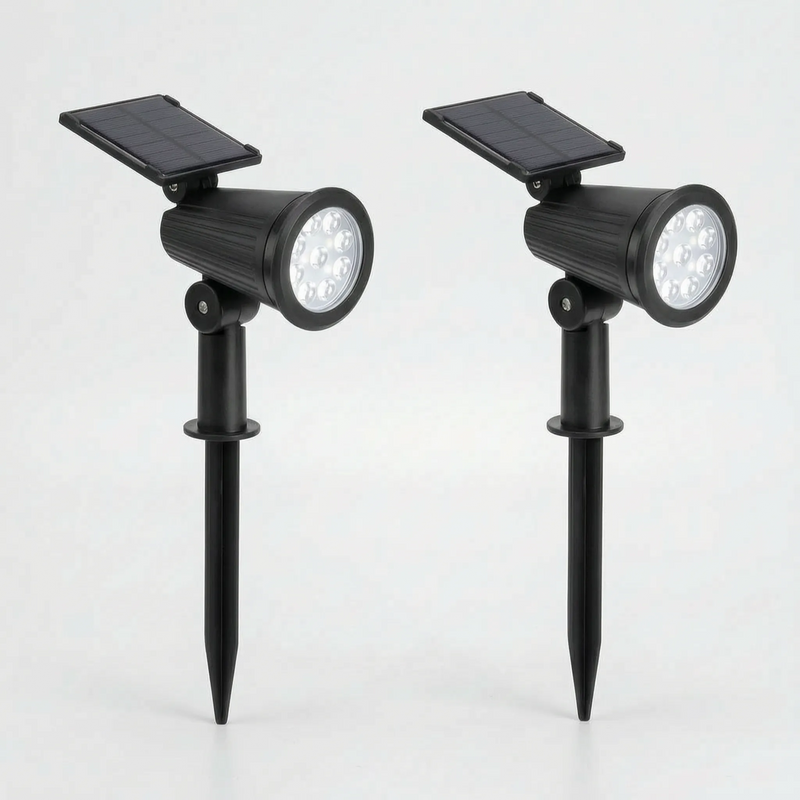 Verstellbarer Solar-Außenstrahler - Aurinox