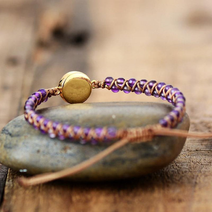Verstellbares Armband - AmethystBracelet 