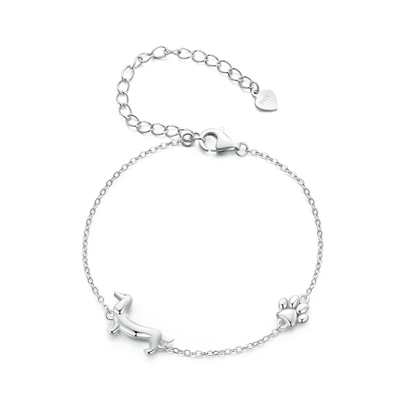 Verstellbares Armband - DachshundCharm 