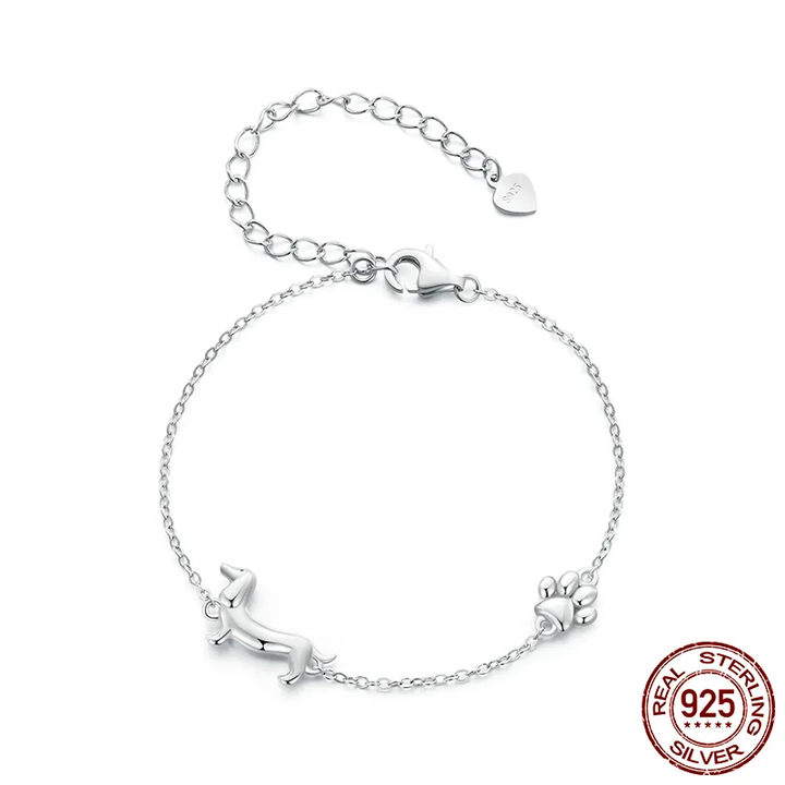 Verstellbares Armband - DachshundCharm 