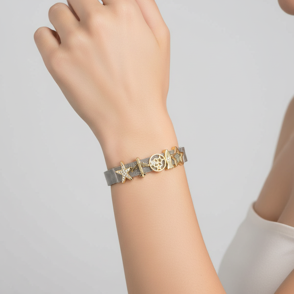 Verstellbares Edelstahl-Armband - StyleShine 