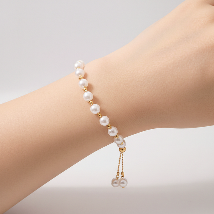 Verstellbares Perlenarmband - PearlMagic 