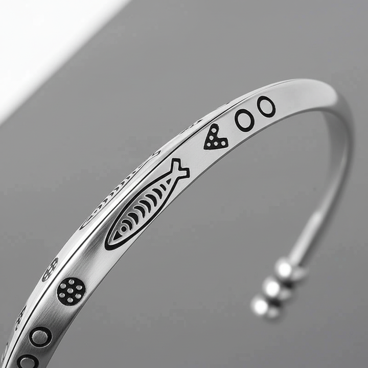 Verstellbares Silberarmband - LuckBangle 