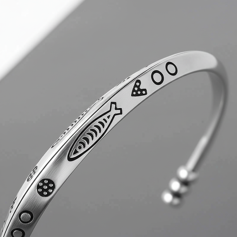 Verstellbares Silberarmband - LuckBangle 