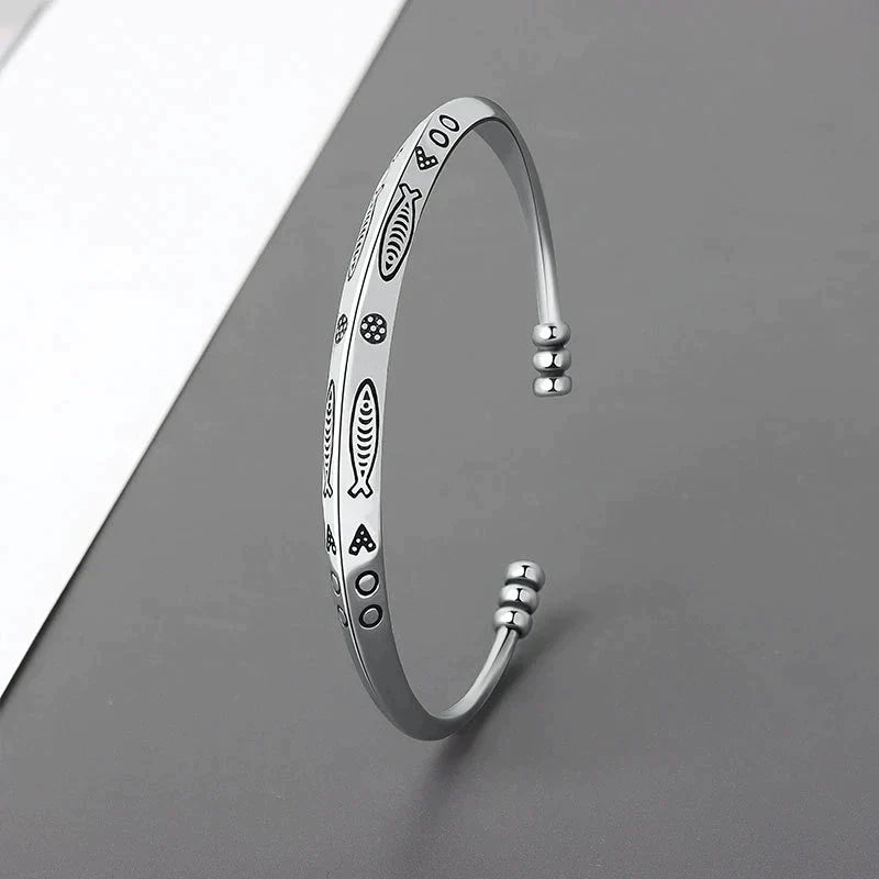 Verstellbares Silberarmband - LuckBangle 