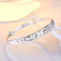 Verstellbares Silberarmband - ShimmerBangle 