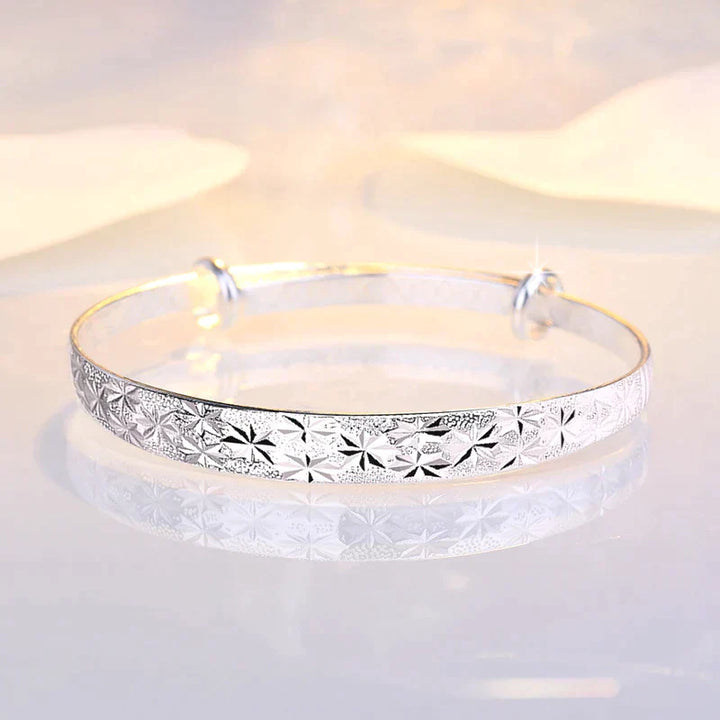Verstellbares Silberarmband - ShimmerBangle 