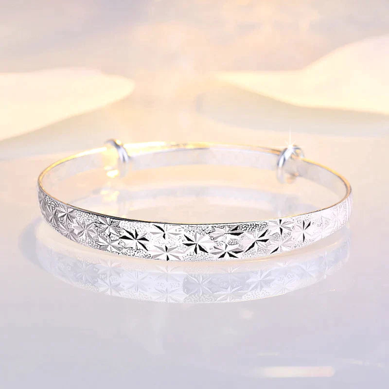 Verstellbares Silberarmband - ShimmerBangle 