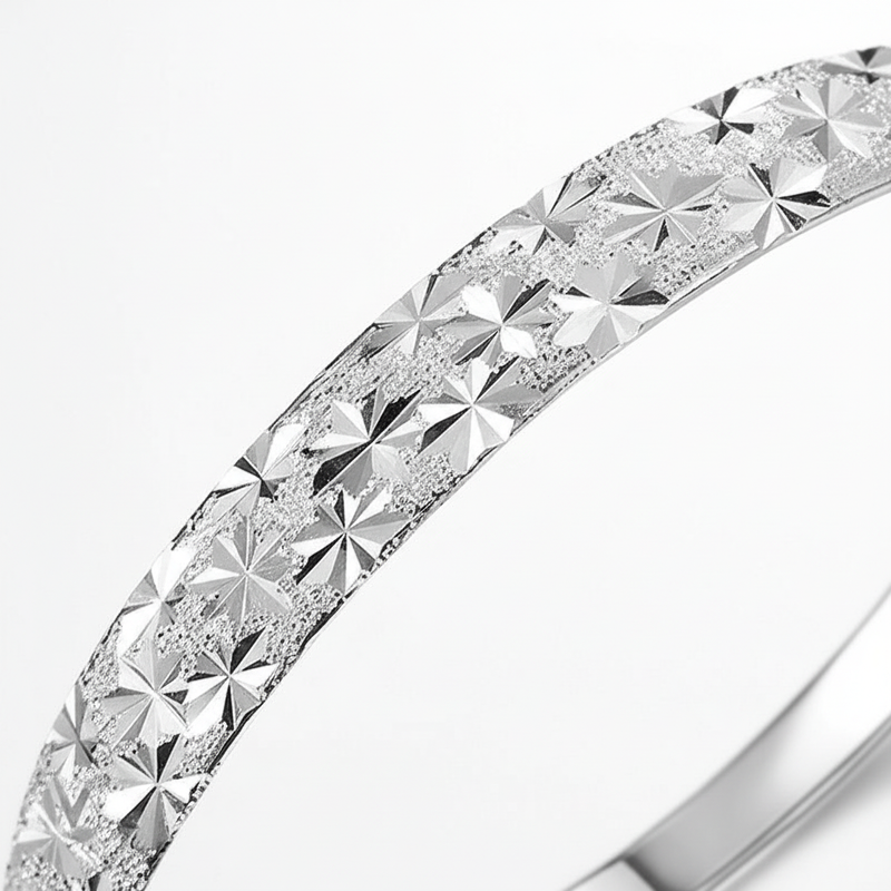 Verstellbares Silberarmband - ShimmerBangle 