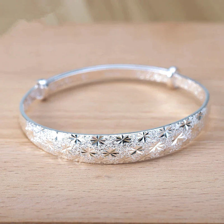 Verstellbares Silberarmband - ShimmerBangle 