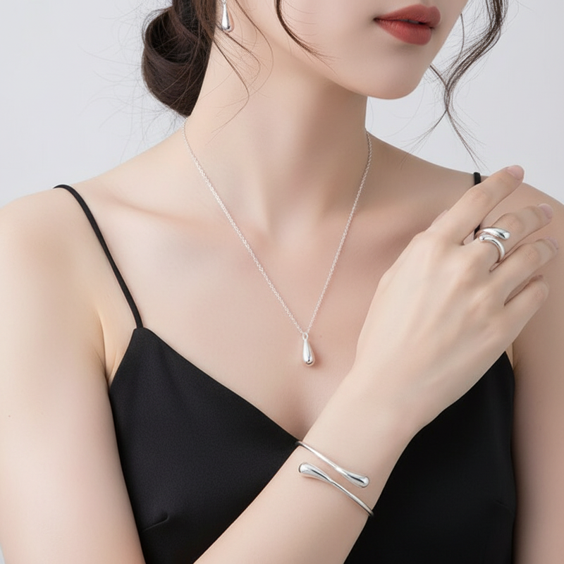 Vierteiliges Schmuckset - ShineSet 