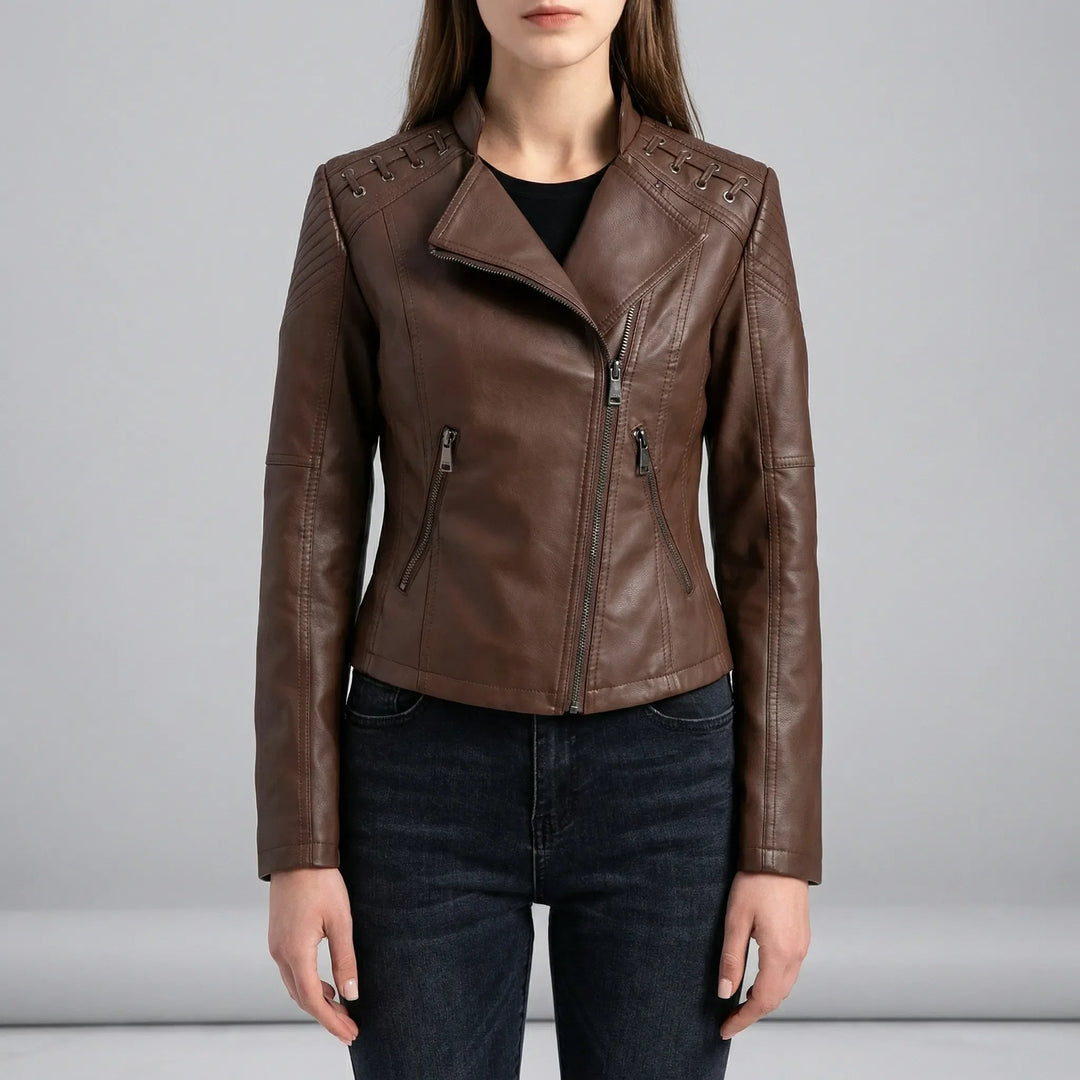 Vintage-Inspirierte Bikerjacke - Lily
