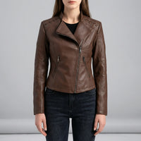 Vintage-Inspirierte Bikerjacke - Lily