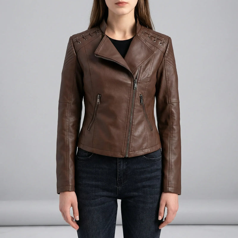 Vintage-Inspirierte Bikerjacke - Lily