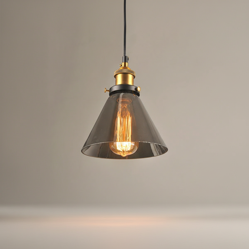 Vintage Industrieglas Hängeleuchte - VeloriaLight