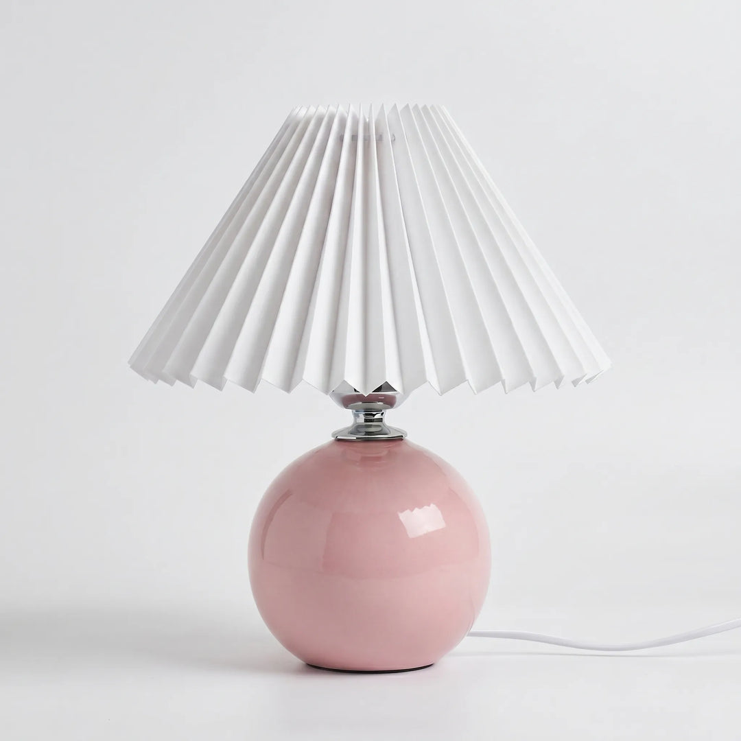 Vintage Pleated Shade Table Lamp -  Plissara