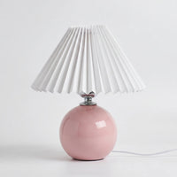 Vintage Pleated Shade Table Lamp -  Plissara