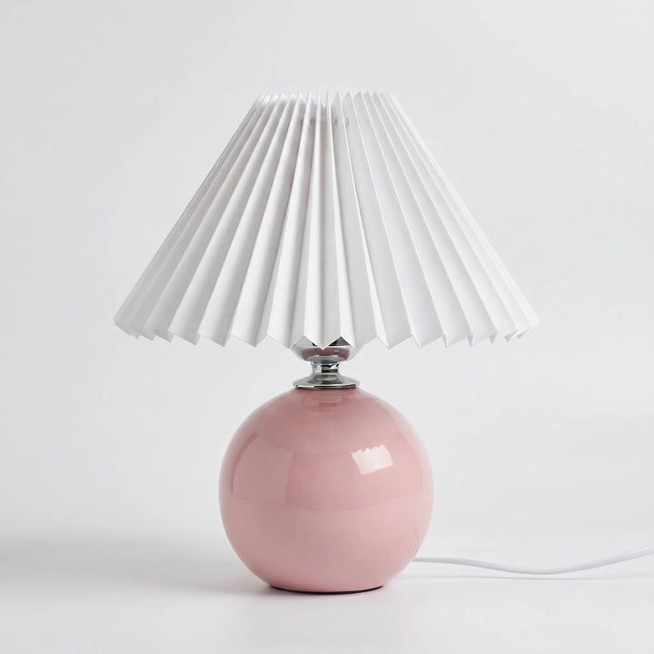 Vintage Pleated Shade Table Lamp -  Plissara