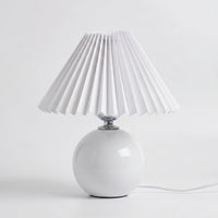 Vintage Pleated Shade Table Lamp -  Plissara