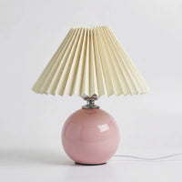Vintage Pleated Shade Table Lamp -  Plissara
