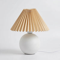 Vintage Pleated Shade Table Lamp -  Plissara