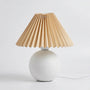 Vintage Pleated Shade Table Lamp -  Plissara