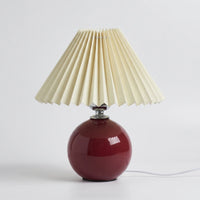 Vintage Pleated Shade Table Lamp -  Plissara