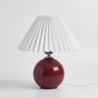Vintage Pleated Shade Table Lamp -  Plissara