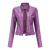 Stilvolle Damen Lederjacke in klassischem Design – Marlene