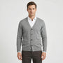 Vorgeformte V Hals Strickjacke - Gino