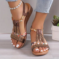 Bequeme Damen Orthopädische Keilsandalen mit weicher Sohle – Marla