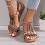 Bequeme Damen Orthopädische Keilsandalen mit weicher Sohle – Marla