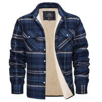 Fleecegefütterte Herren Karo-Jacke – Arvid Herbstedition