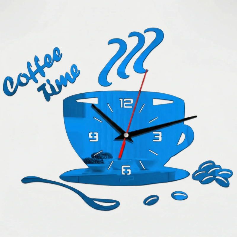 Wanduhr In Kaffeetassenform - Caffiora