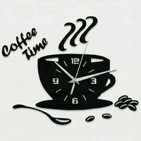 Wanduhr In Kaffeetassenform - Caffiora