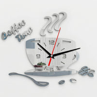 Wanduhr In Kaffeetassenform - Caffiora