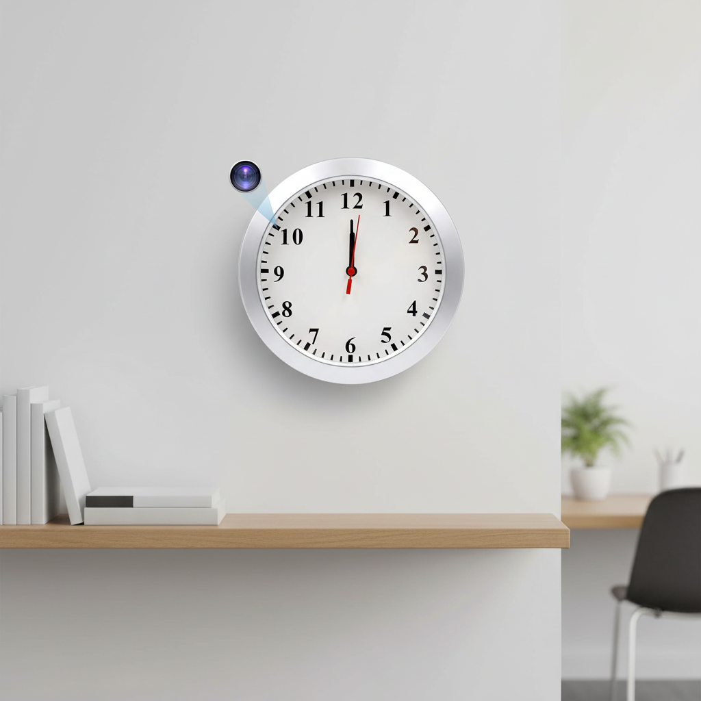Wanduhr Mit Versteckter Kamera - ClockGuardo
