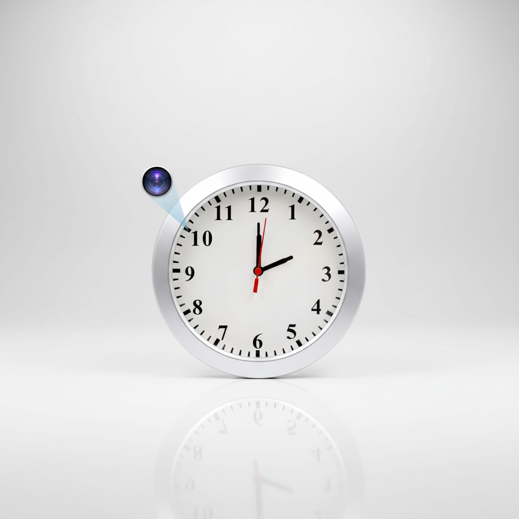 Wanduhr Mit Versteckter Kamera - ClockGuardo