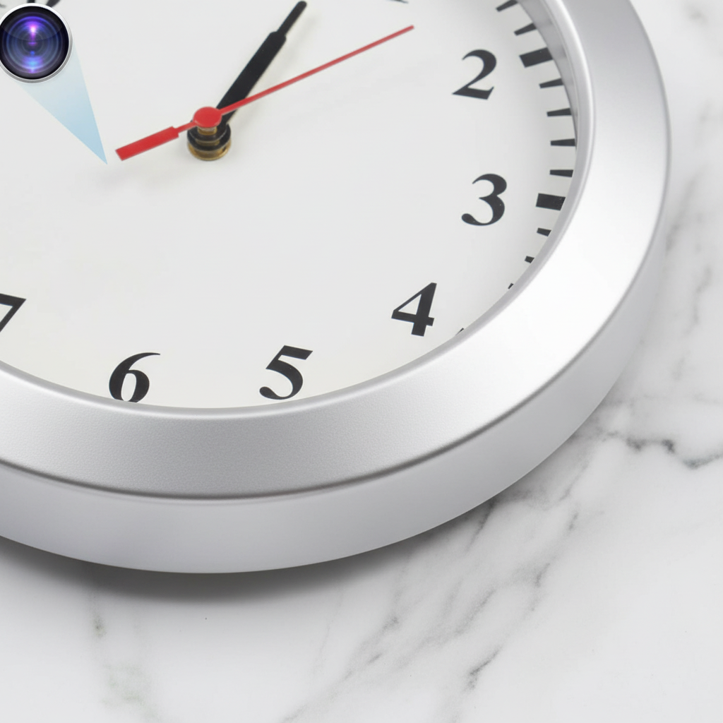 Wanduhr Mit Versteckter Kamera - ClockGuardo